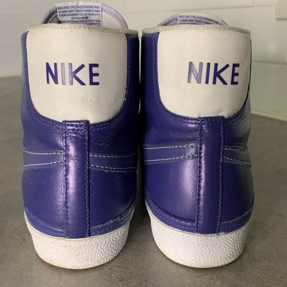 ✔︎ Nike Blazer AC High Wicked Purple Velcro - Picture 5 of 8